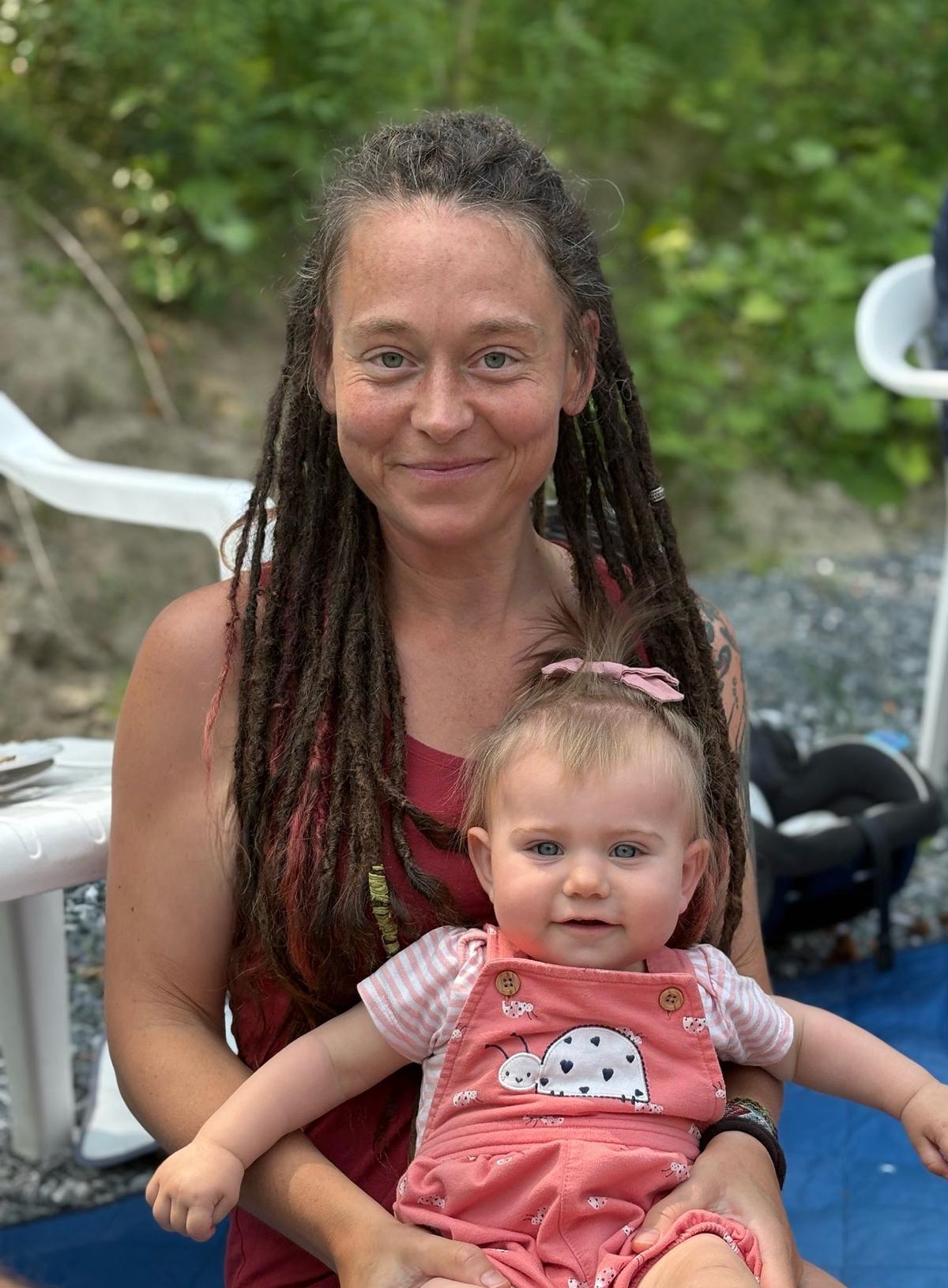 Édith Blais et sa fille