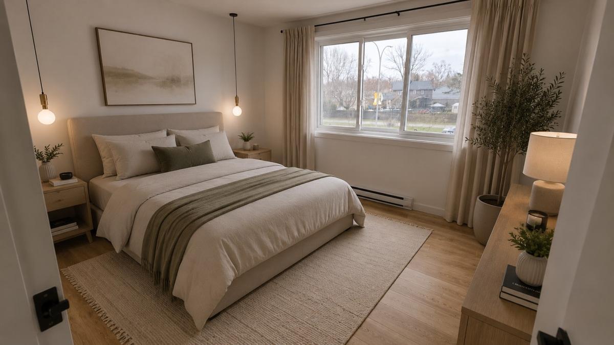 Espace intérieur bien aménagé