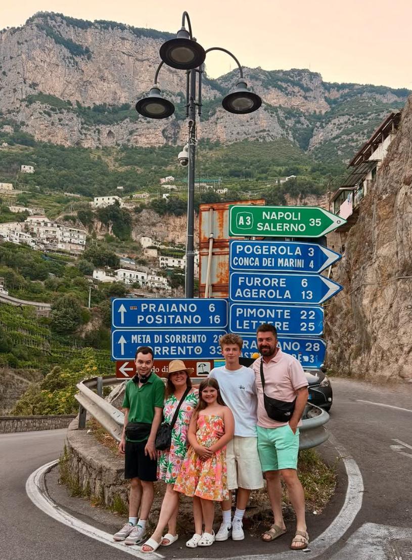 Patricia Paquin et sa famille