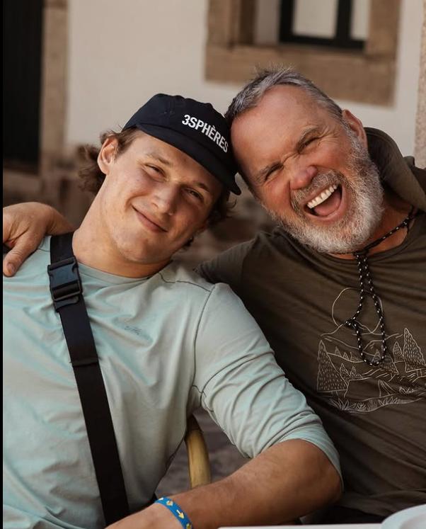 Dave Morissette et son fils
