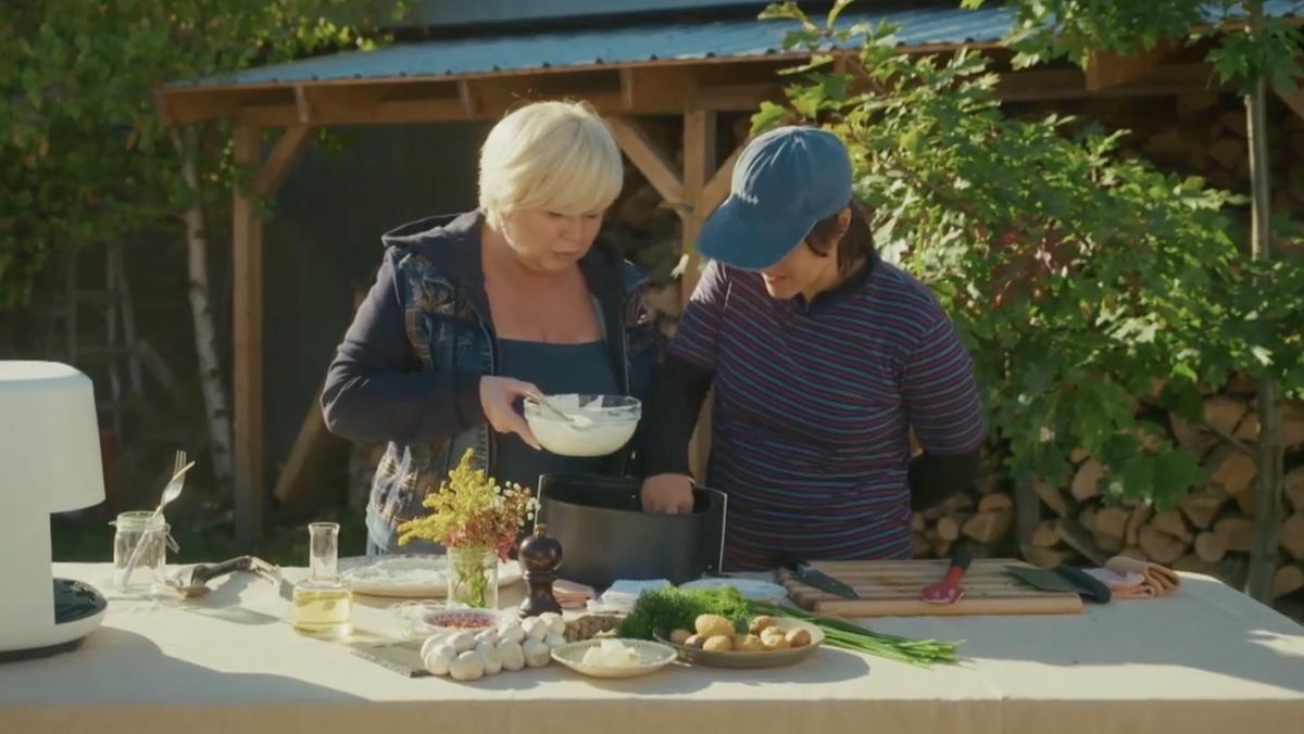Nathalie Simard et Catherine Brunet à Du Québec au ventre