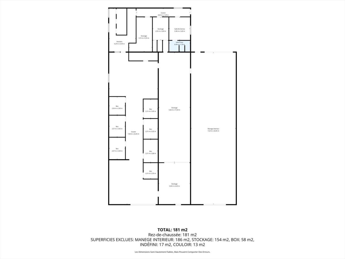 Plan de la propriété