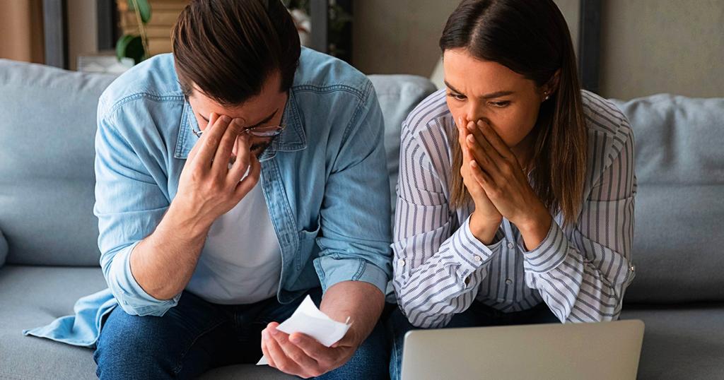 Couple stressé