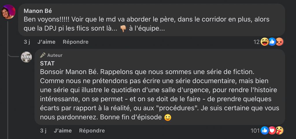 commentaire facebook