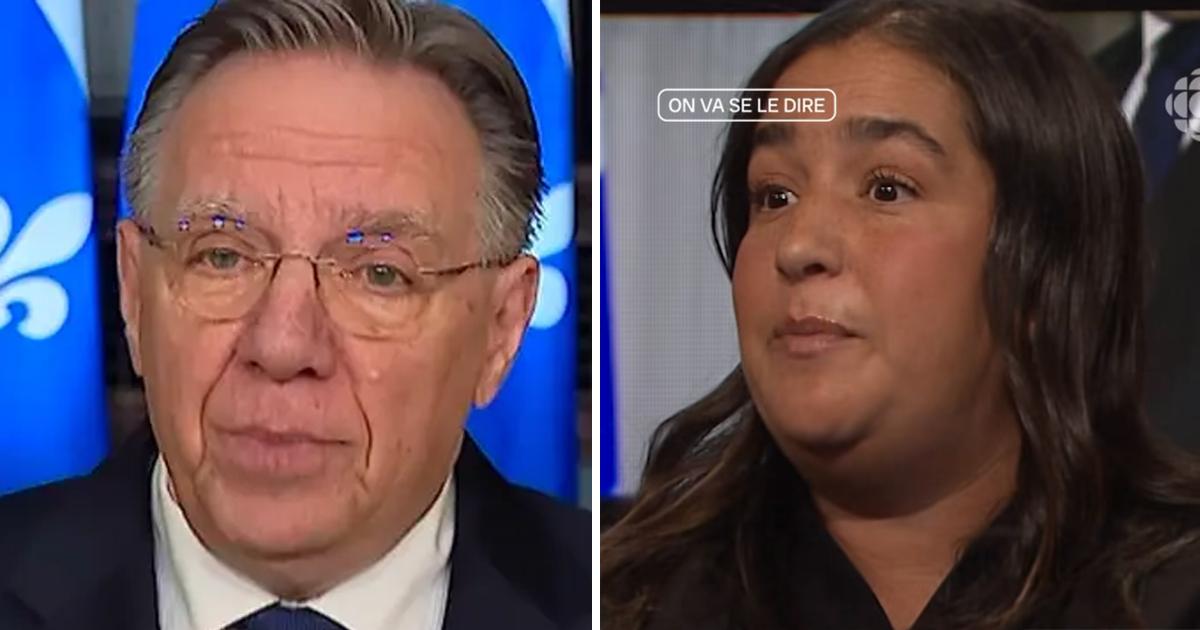 François Legault et Mariana Mazza