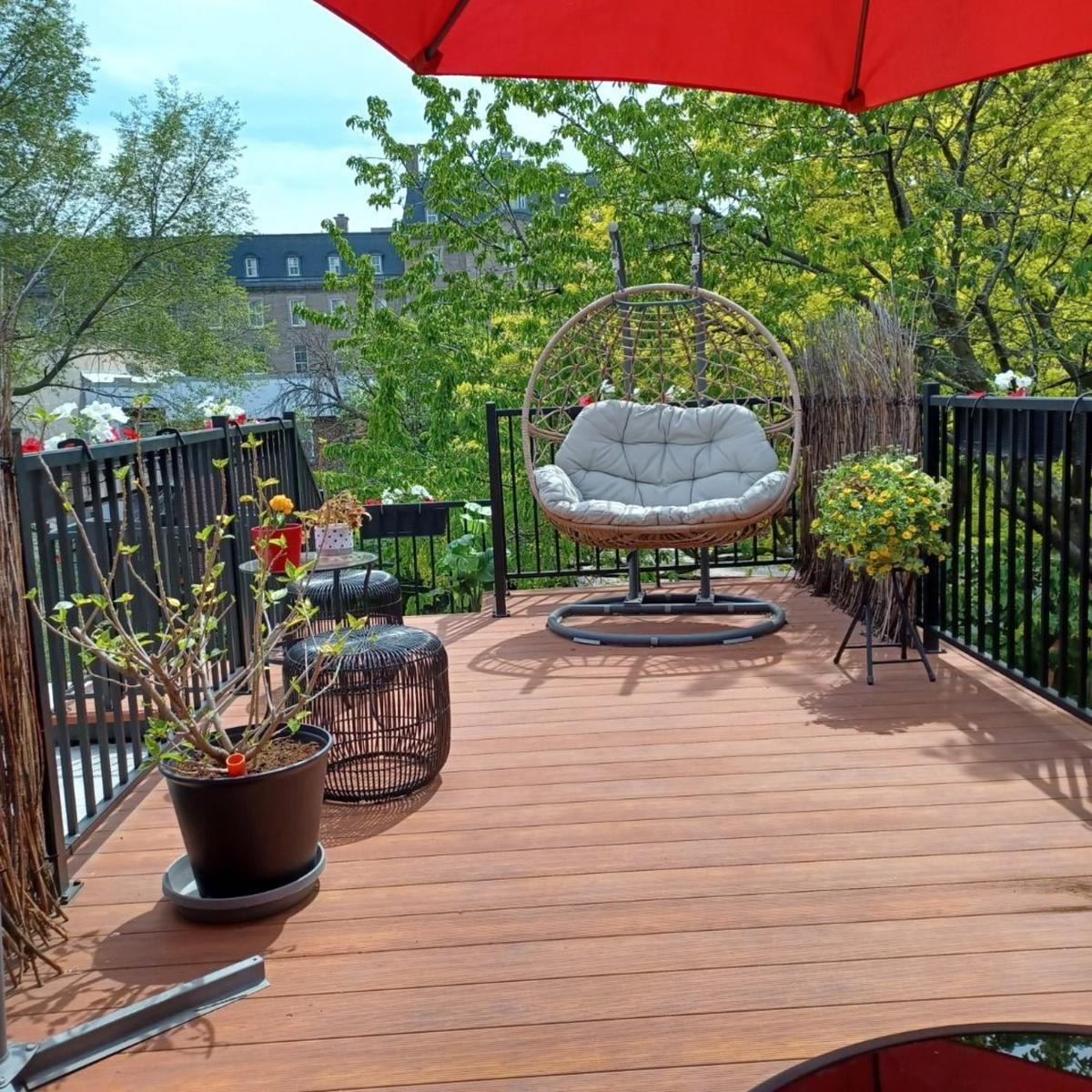 Aménagement de la terrasse