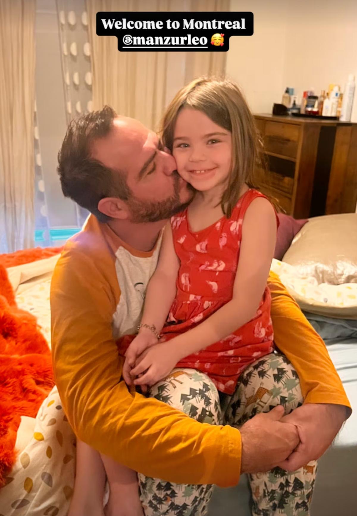 Ex de Mirianne Brûlé avec leur fille