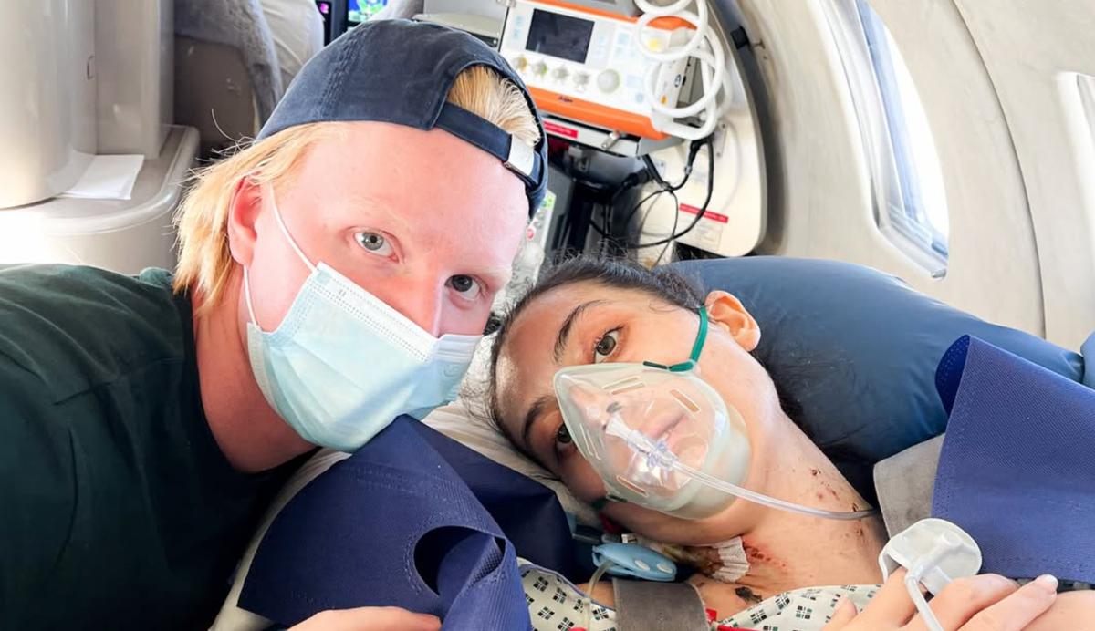 Rasmus Dahlin et sa fiancée Carolina Matovac