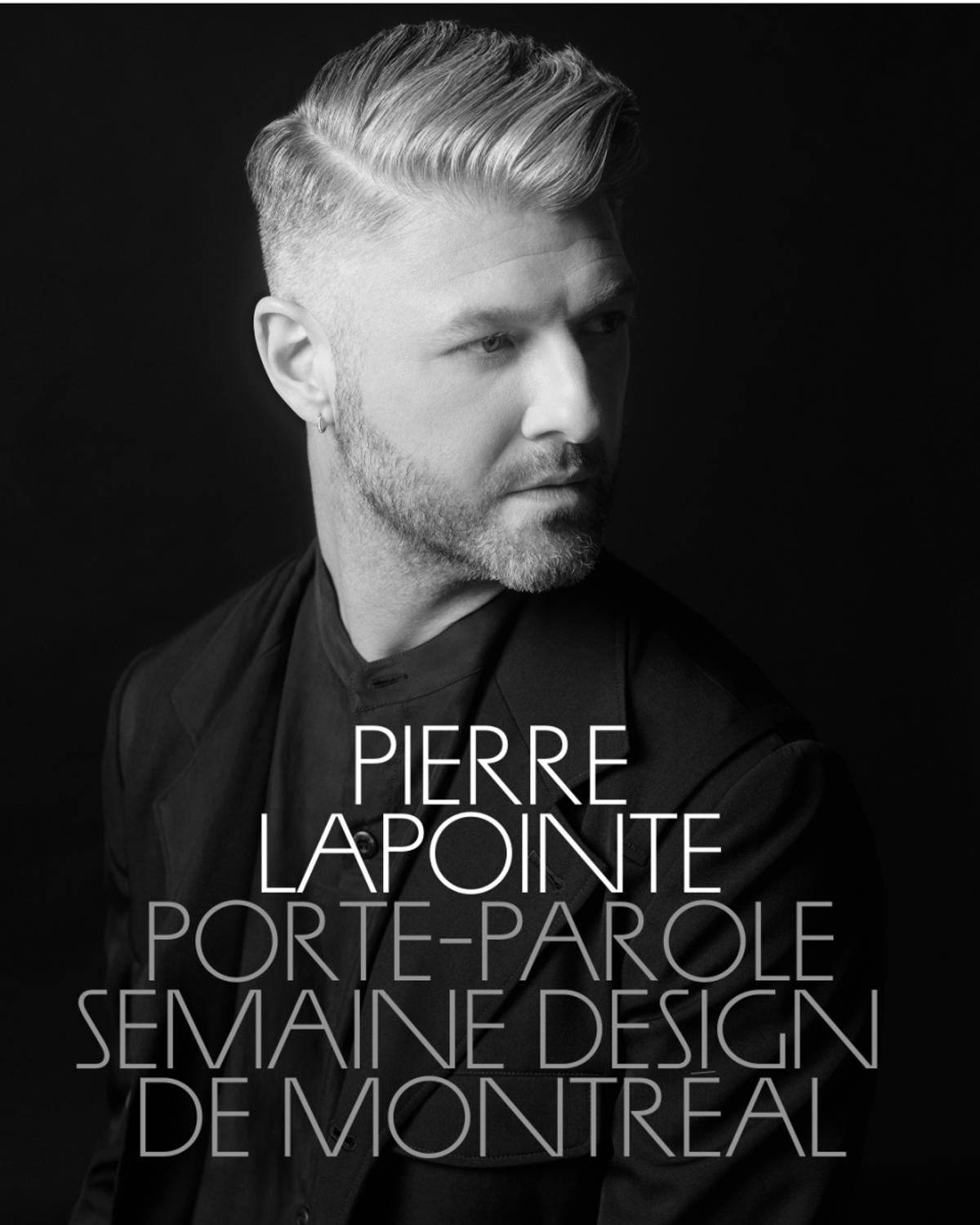 Pierre Lapointe porte-parole de la semaine design de Montréal