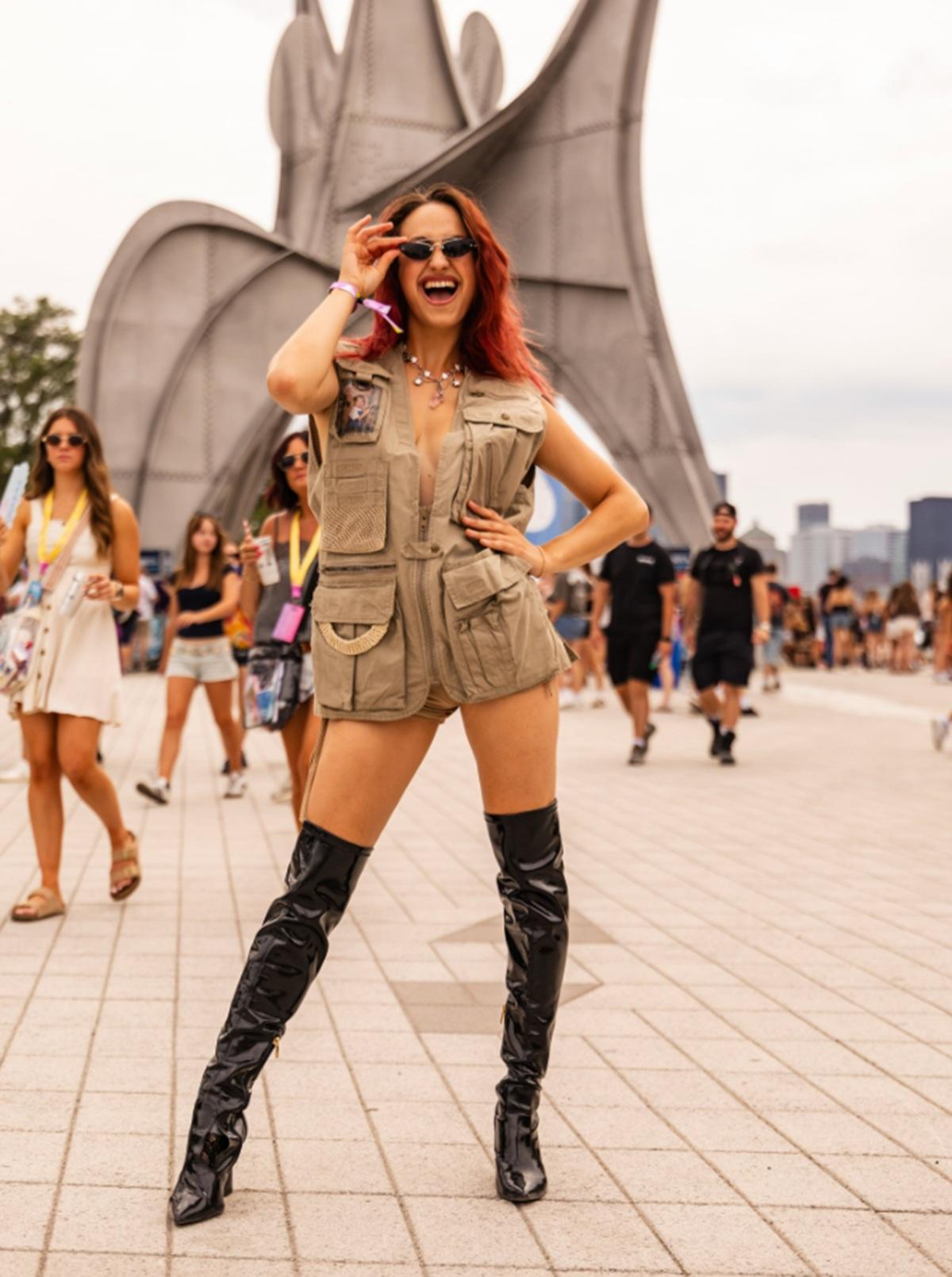 Éléonore Lagacé lors du jour 2 d'Osheaga