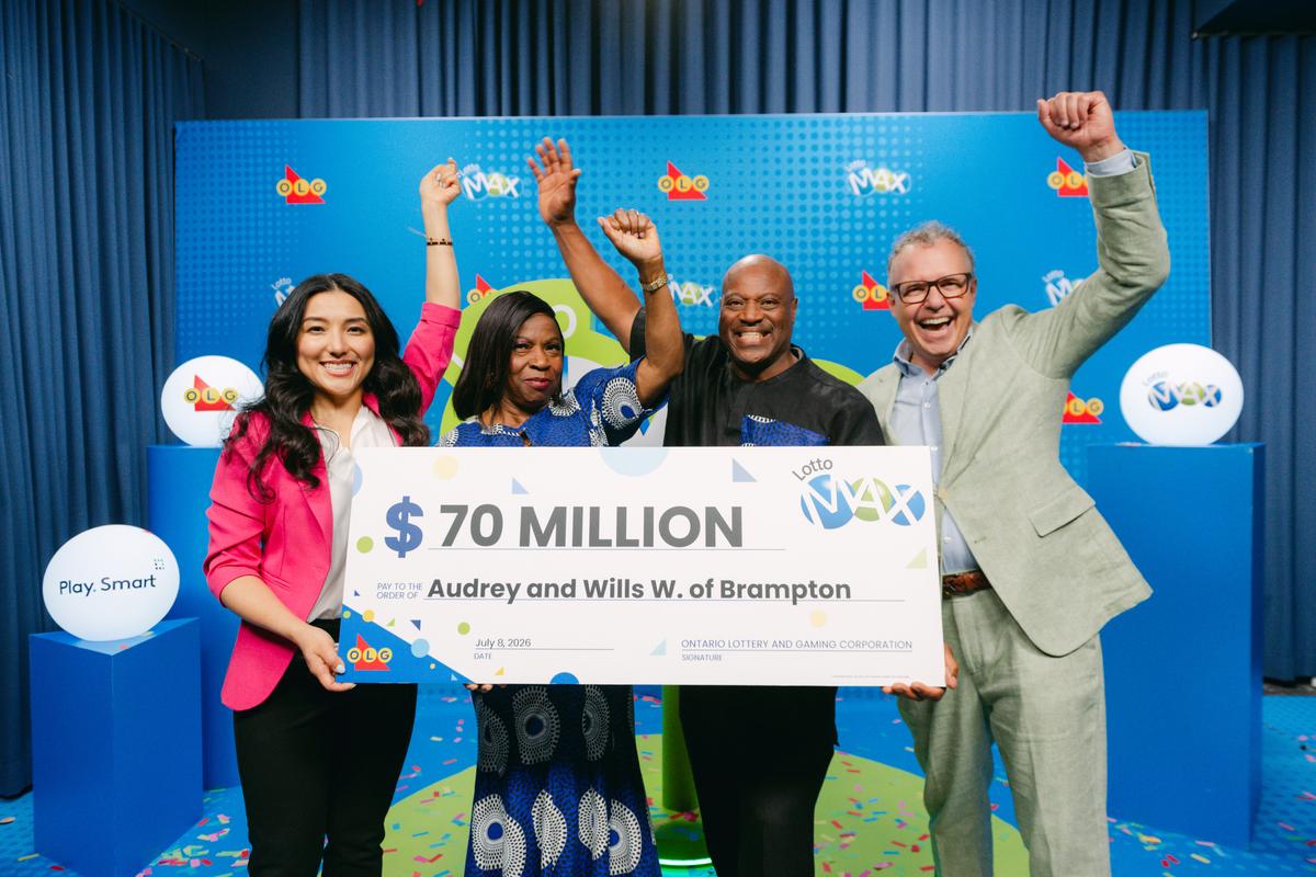 Audrey et Wills W, gagnants de 70M au Lotto Max