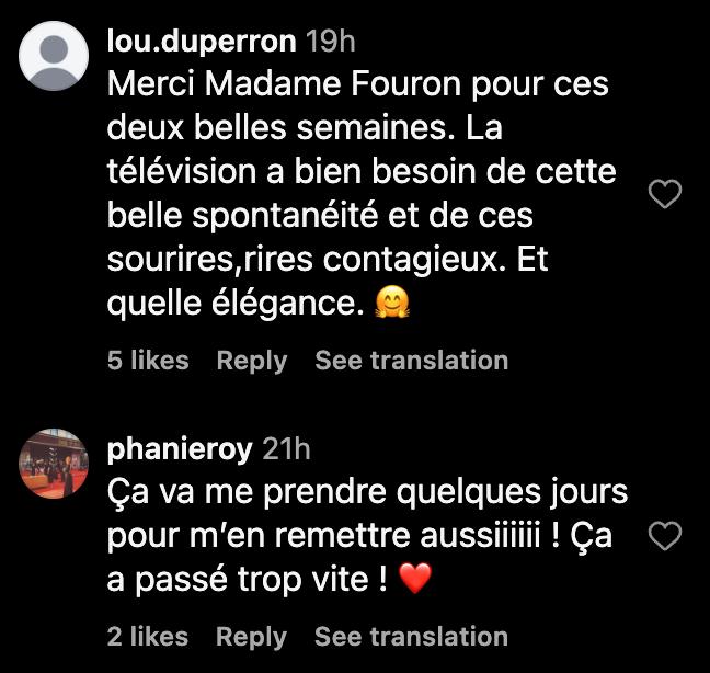 commentaire Instagram