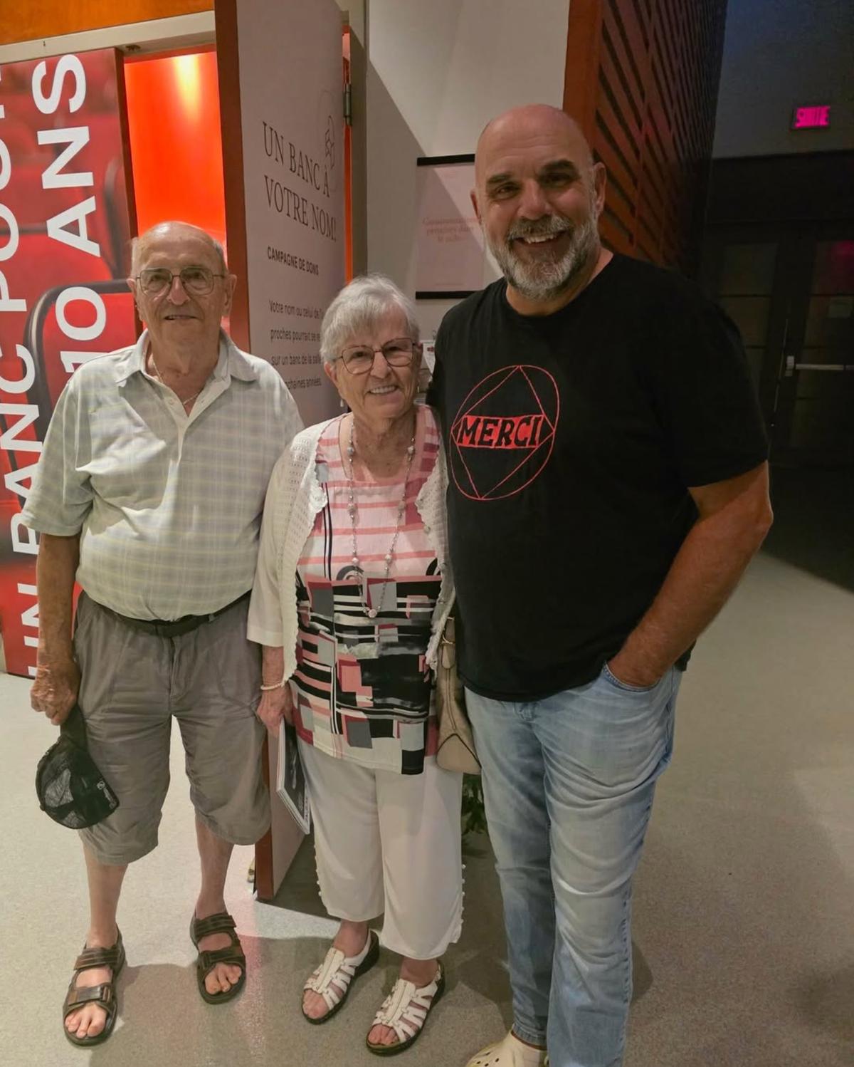 Sylvain Marcel et sa mère