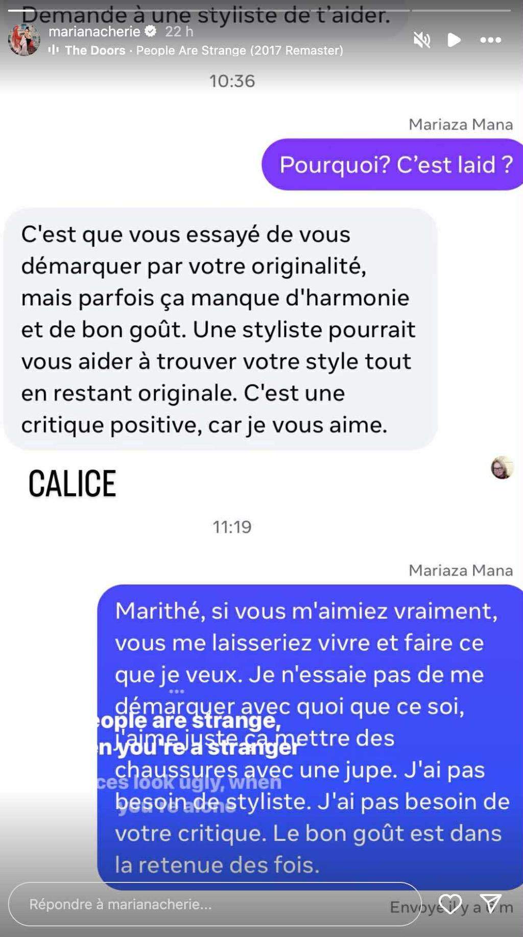 commentaire Mariana Mazza