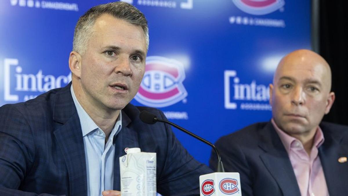 Martin St-Louis et Kent Hughes