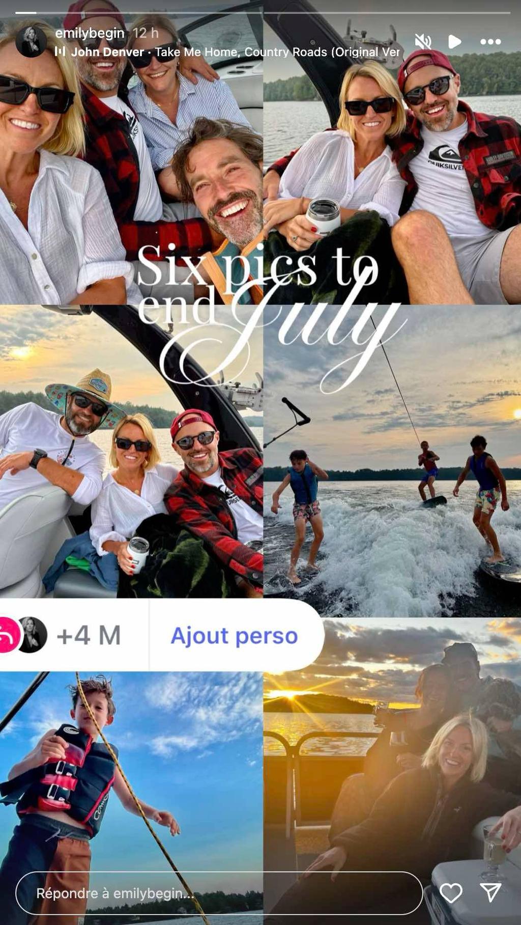 Émily bégin et sa famille
