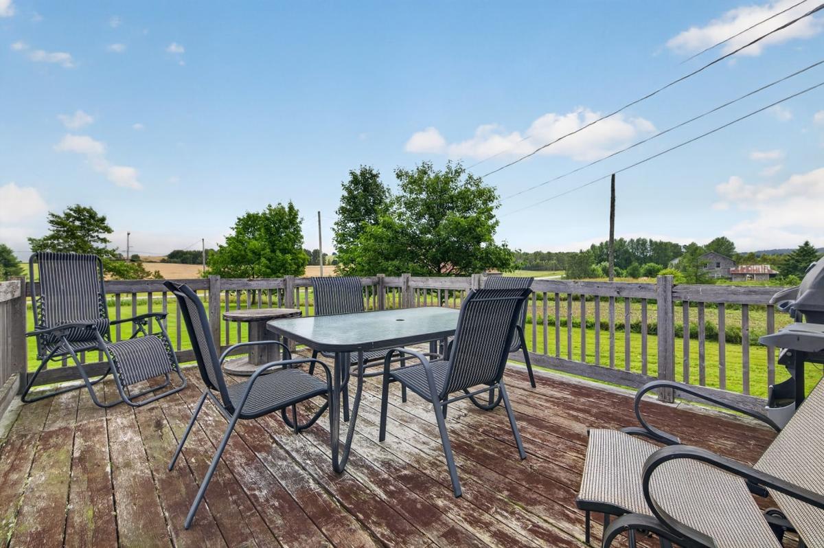 La terrasse arrière