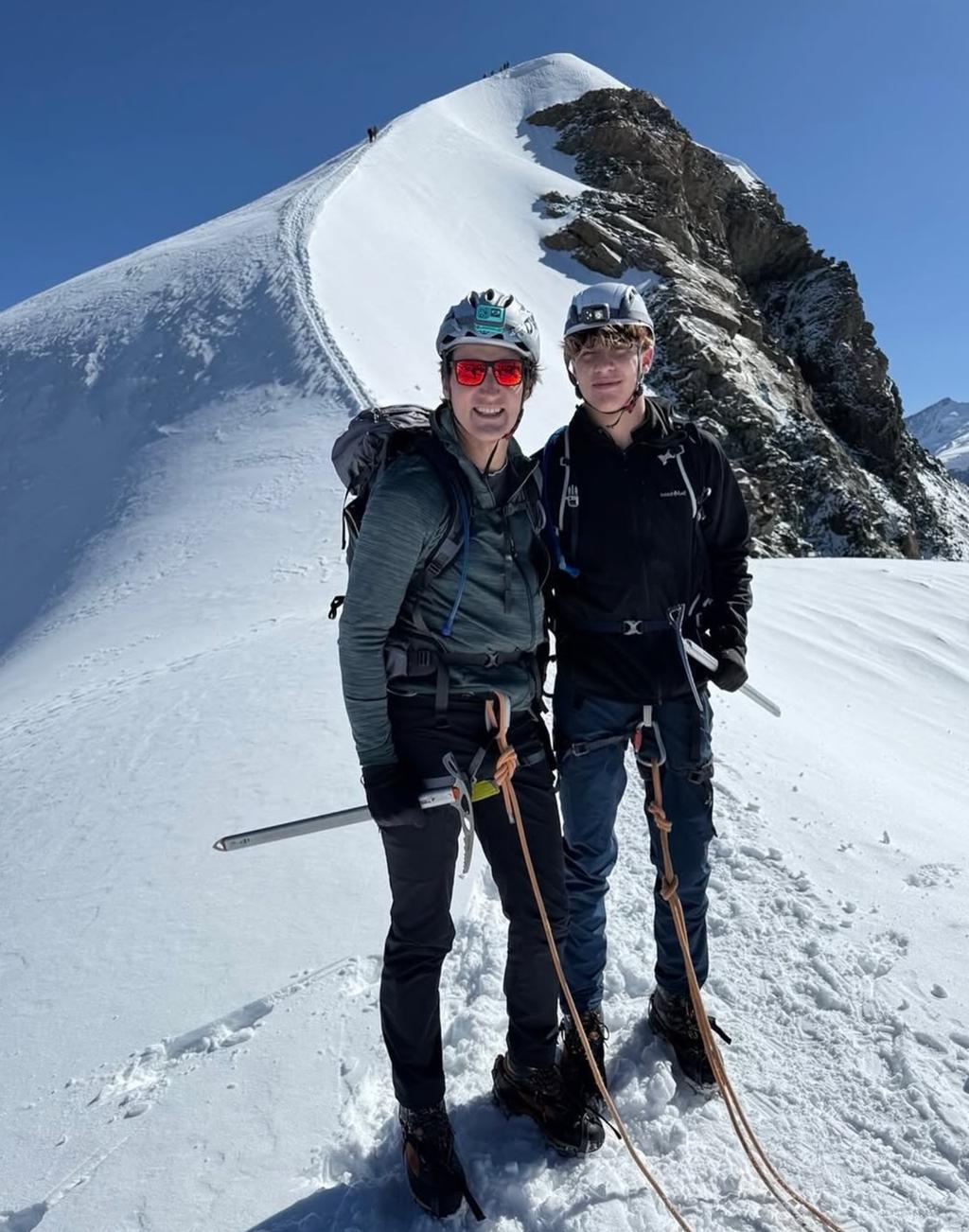 Justin Trudeau et son fils Xavier en Suisse