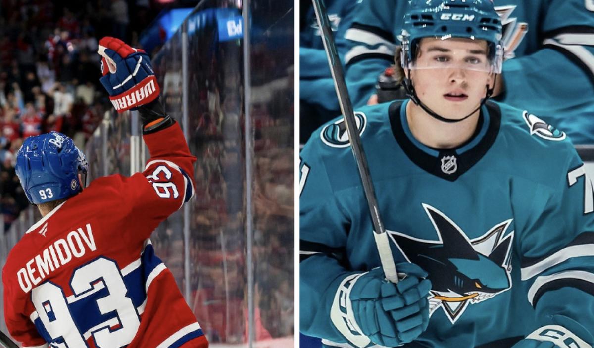 Ivan Demidov et Macklin Celebrini