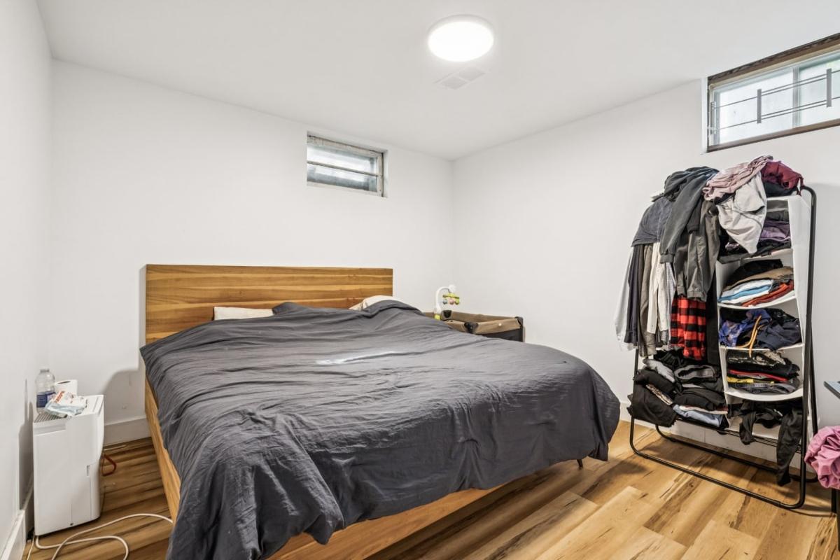 Chambre aménagée au sous-sol
