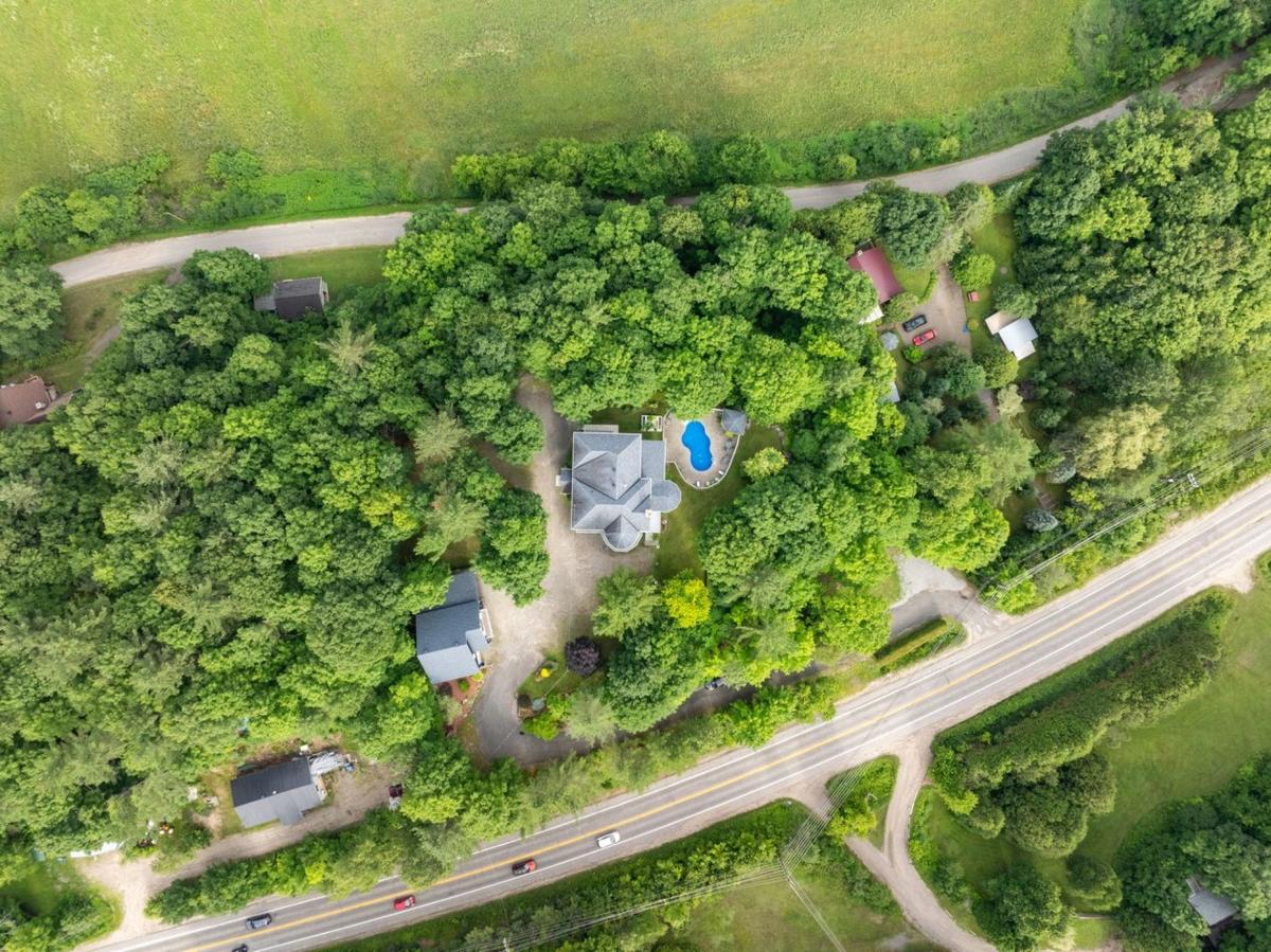 Vue aérienne, contexte environnant