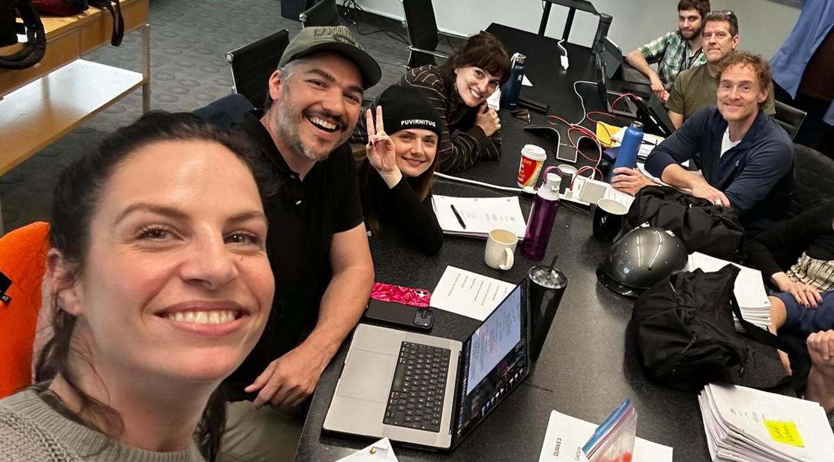 Marie-Lyne Joncas et d'autres comédiens de Dumas