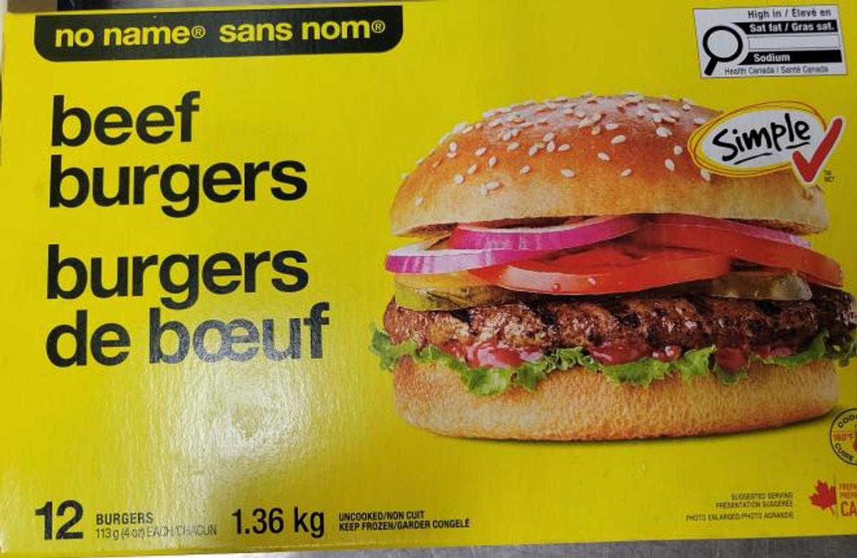 Rappel de burgers Sans Nom