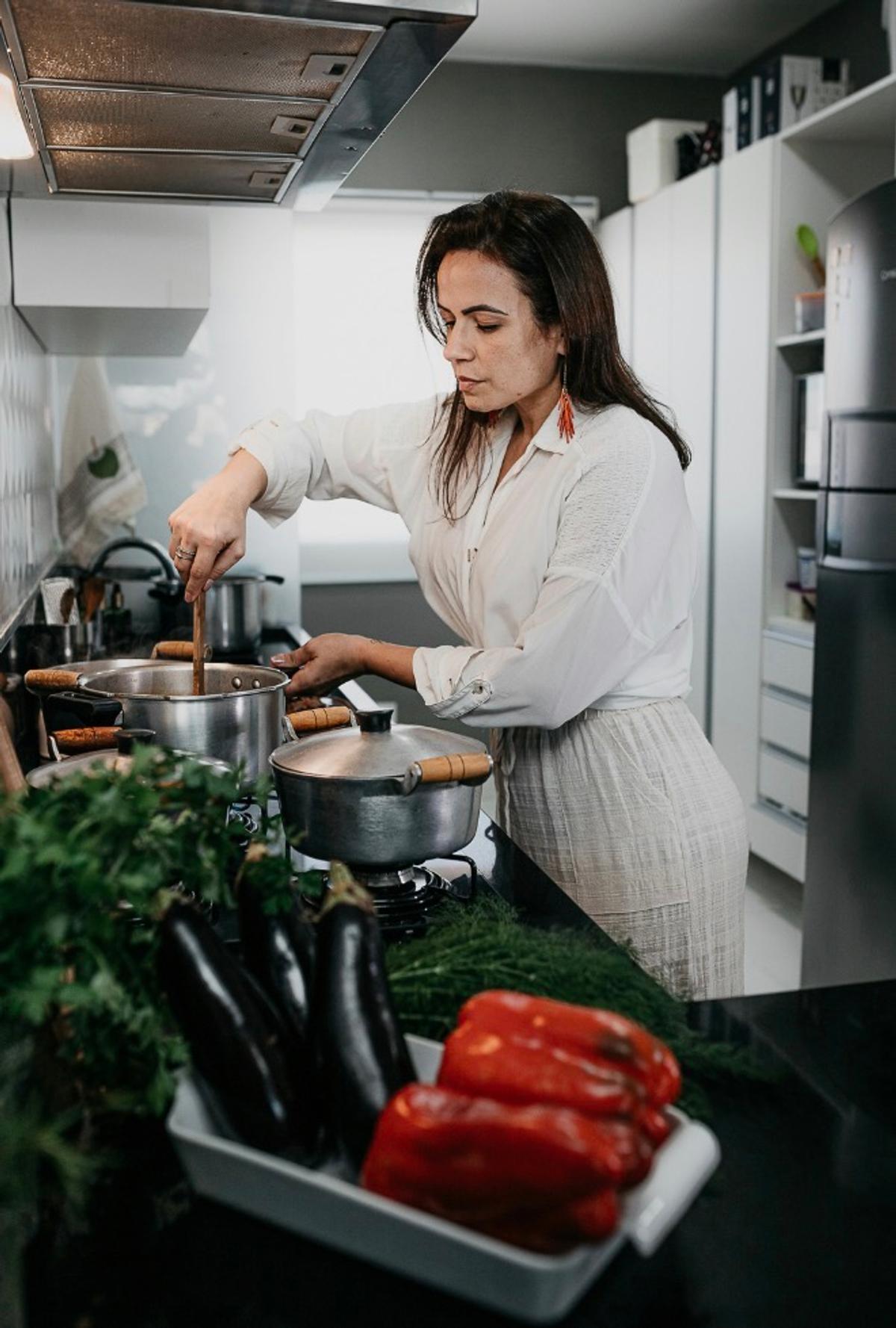Femme cuisine