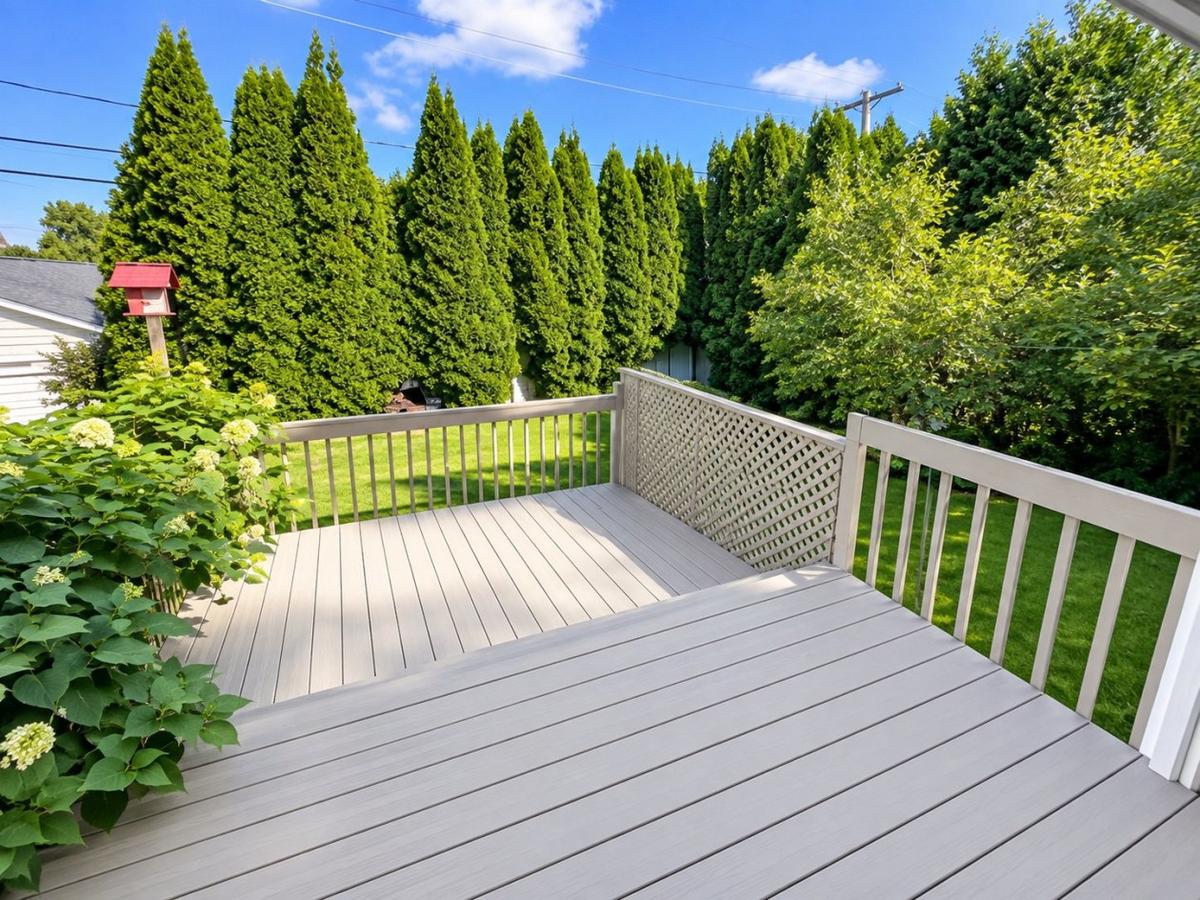 Terrasse aménagée pour les beaux jours