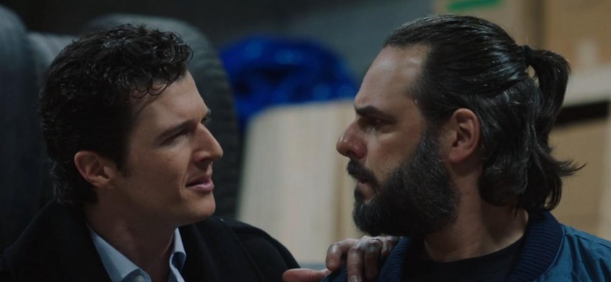 Thomas Vallières et Alexandre Morais dans leur rôle d'Alec Diaz et William Declos dans Indéfendable