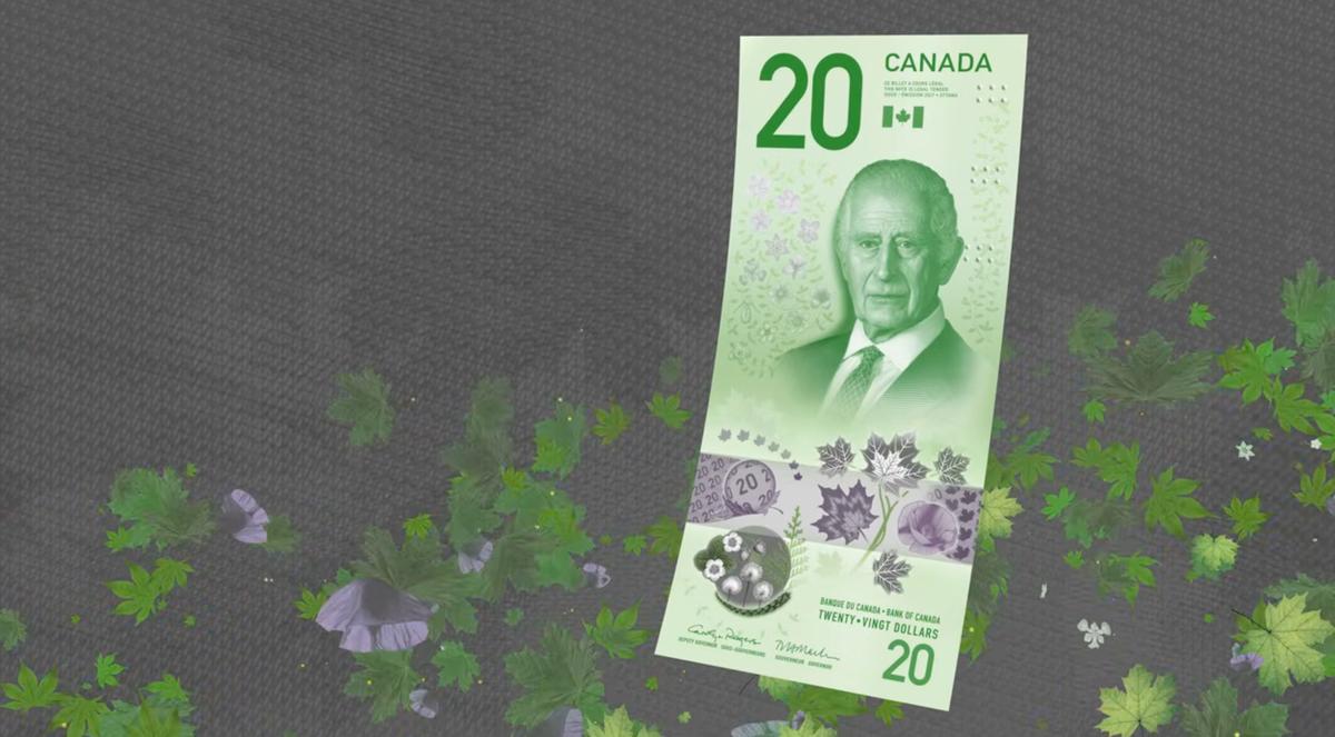 La Banque du Canada présente les nouveaux 20$ à l'effigie du Roi Charles