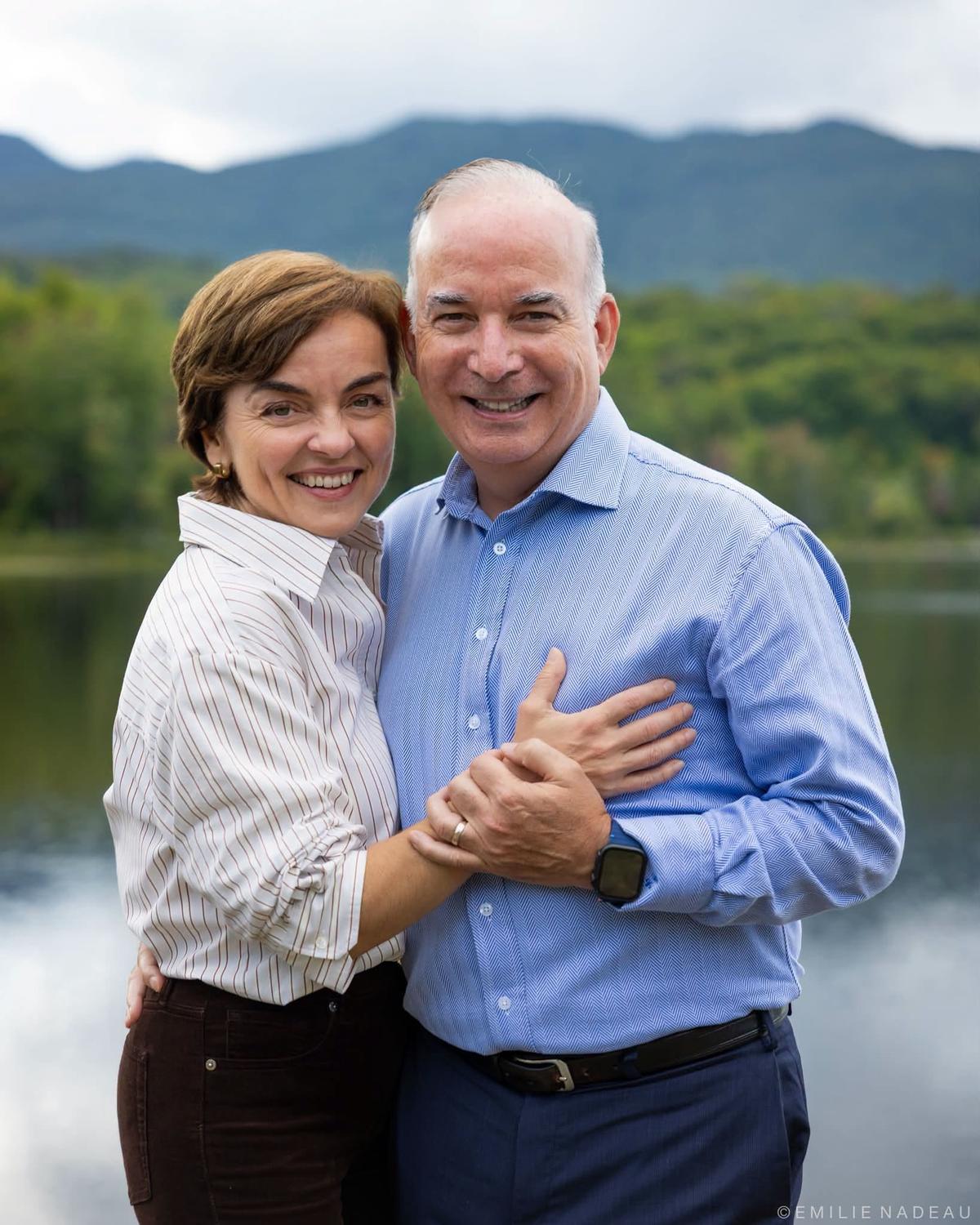 Christine Fréchette et son conjoint Guy Nadeau