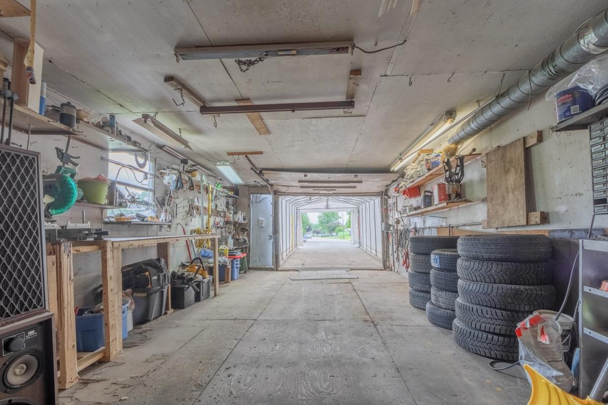 Intérieur du garage