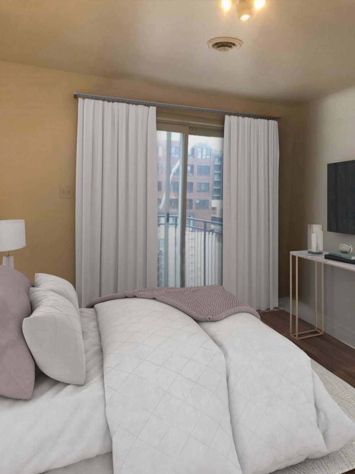 Détail d'une chambre