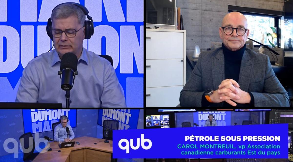 Capture vidéo Youtube - QUB, Entrevue avec Carol Montreuil