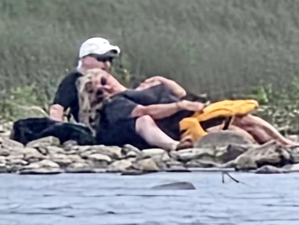 Geneviève Tremblay et l'homme qui lui a sauvé la vie