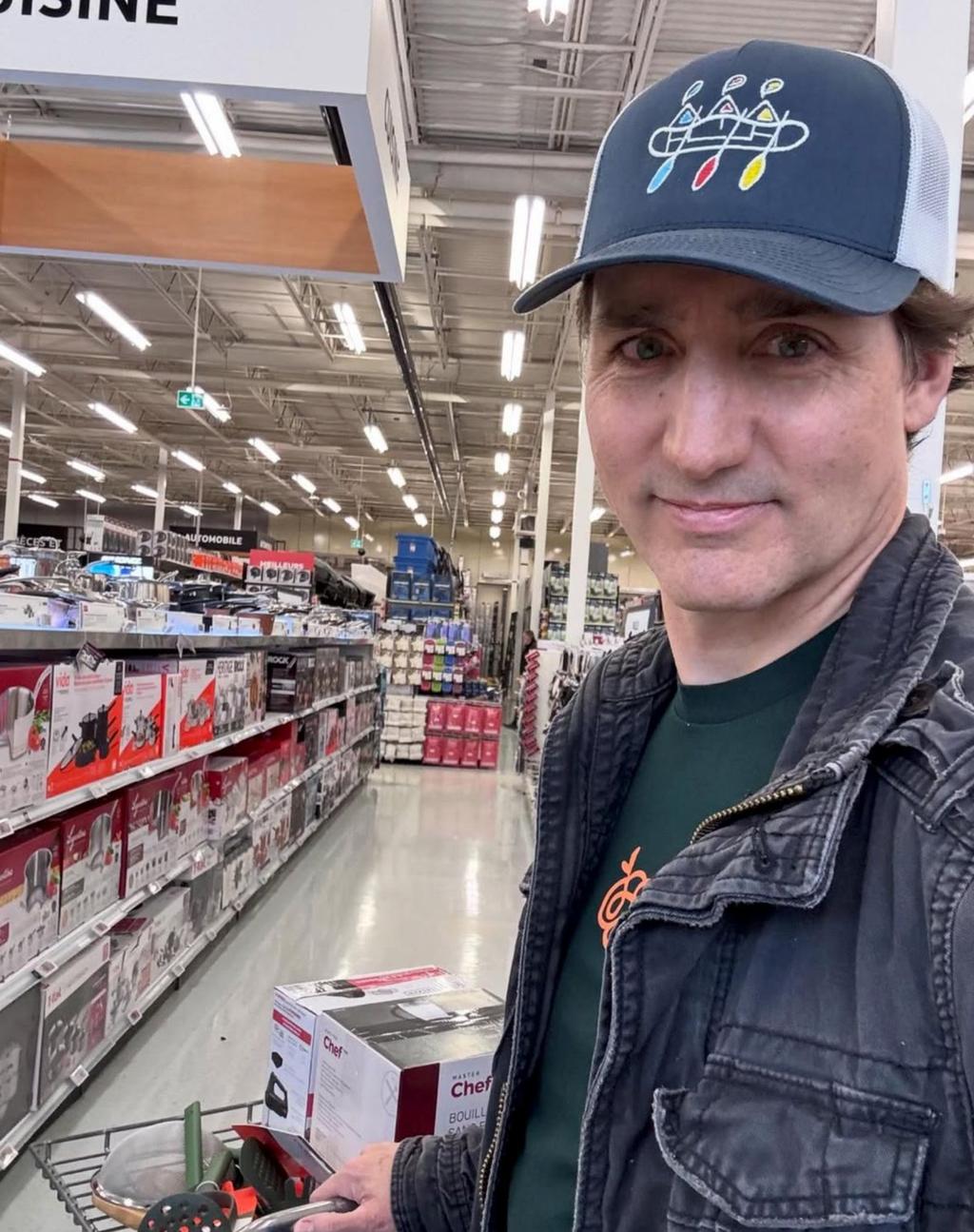Justin Trudeau au Canadian Tire