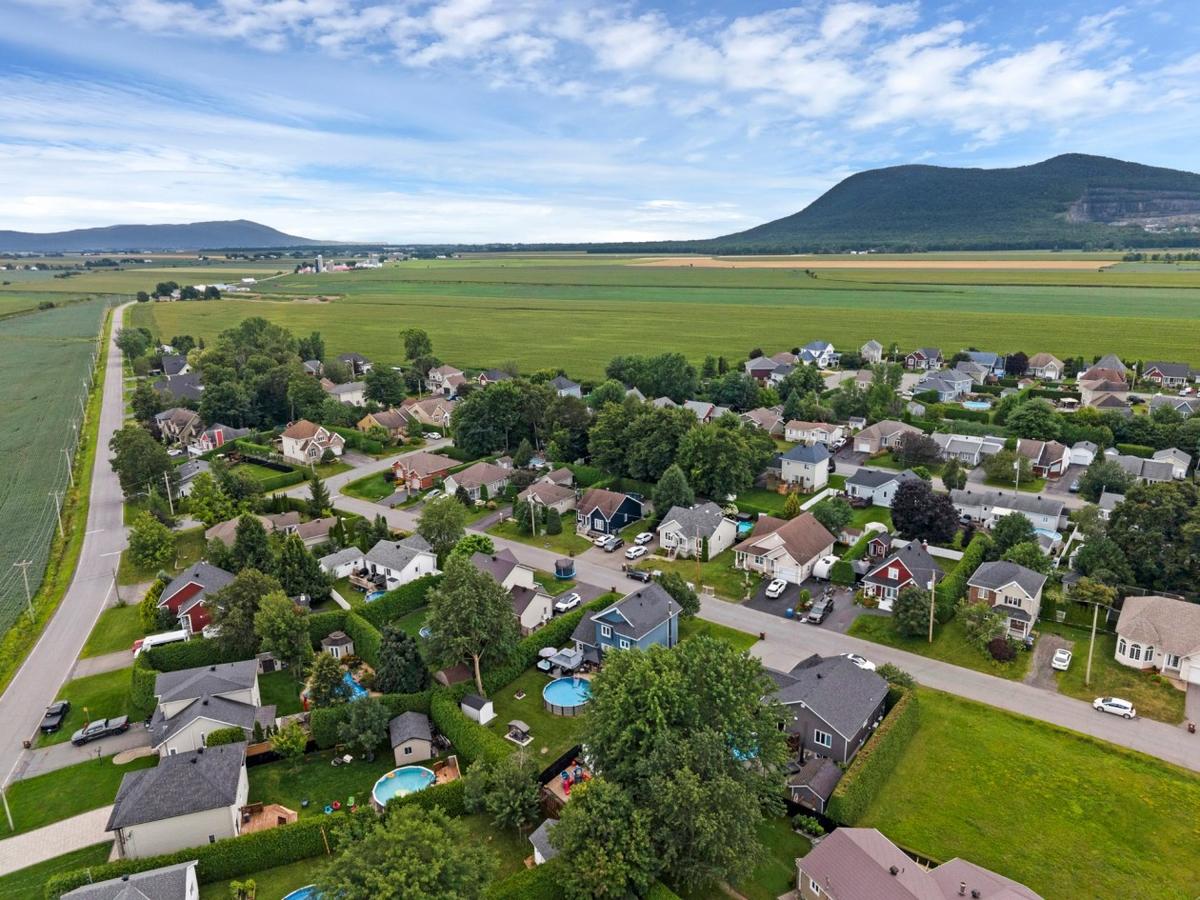 Panorama aérien du secteur