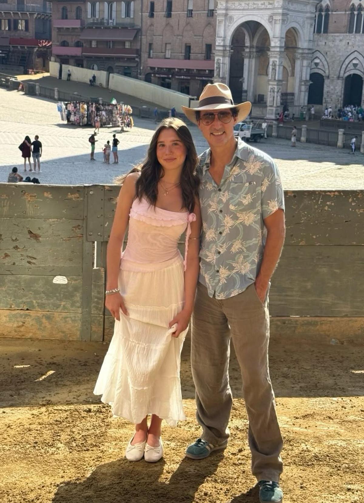 Justin Trudeau et sa fille Ella-Grace