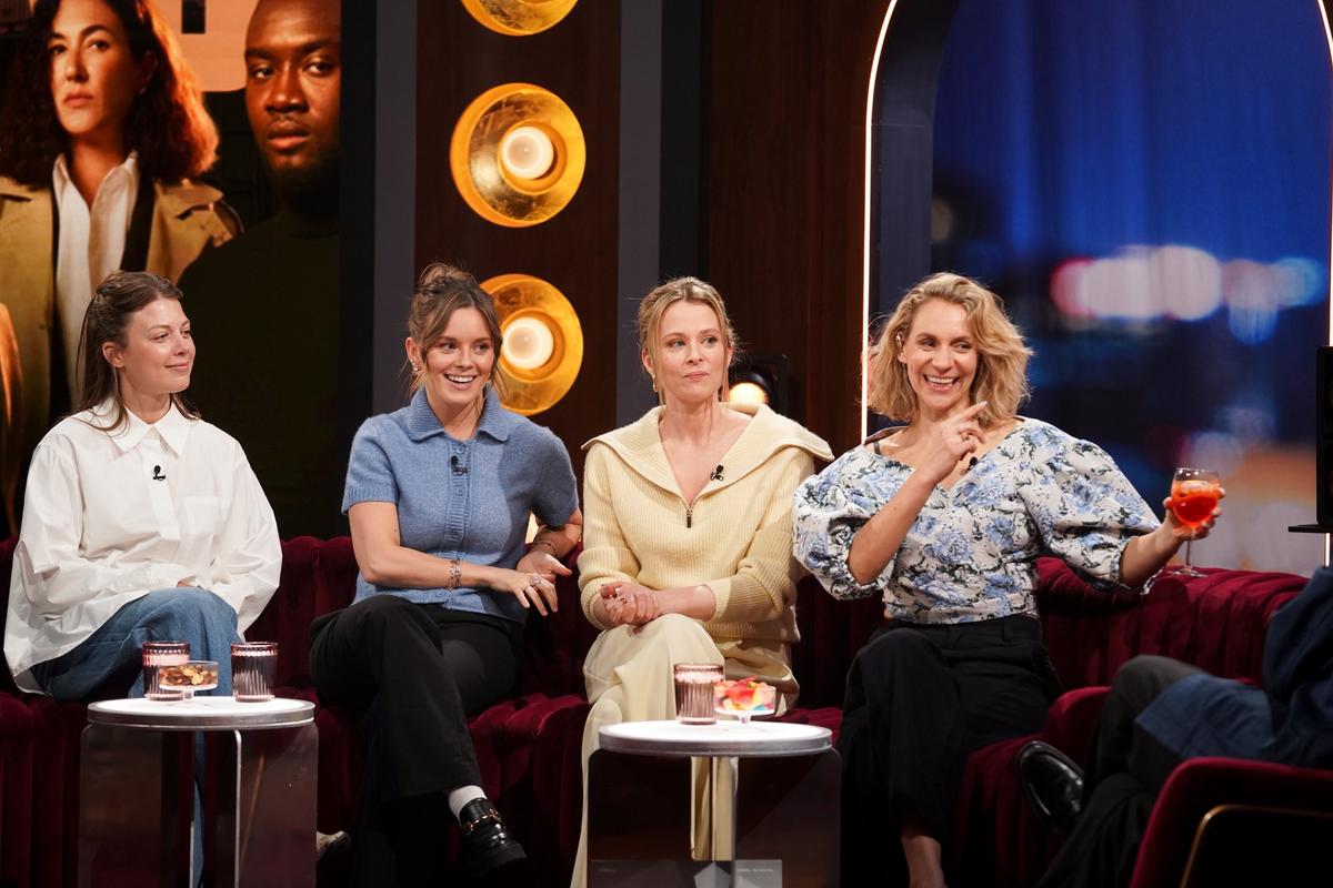 Catherine St-Laurent, Camille Felton, Katrine Duhaime et Léane Labrèche-Dor à Bonsoir Bonsoir