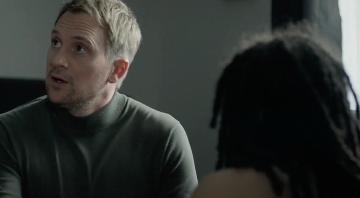 Jean-Philippe Perras dans son rôle d'Antoine Diamond dans STAT