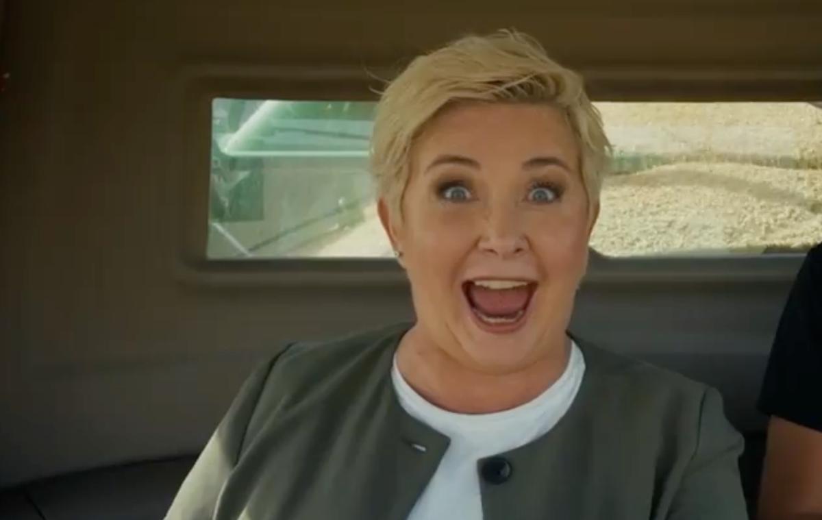 Nathalie Simard dans «Du Québec au ventre»