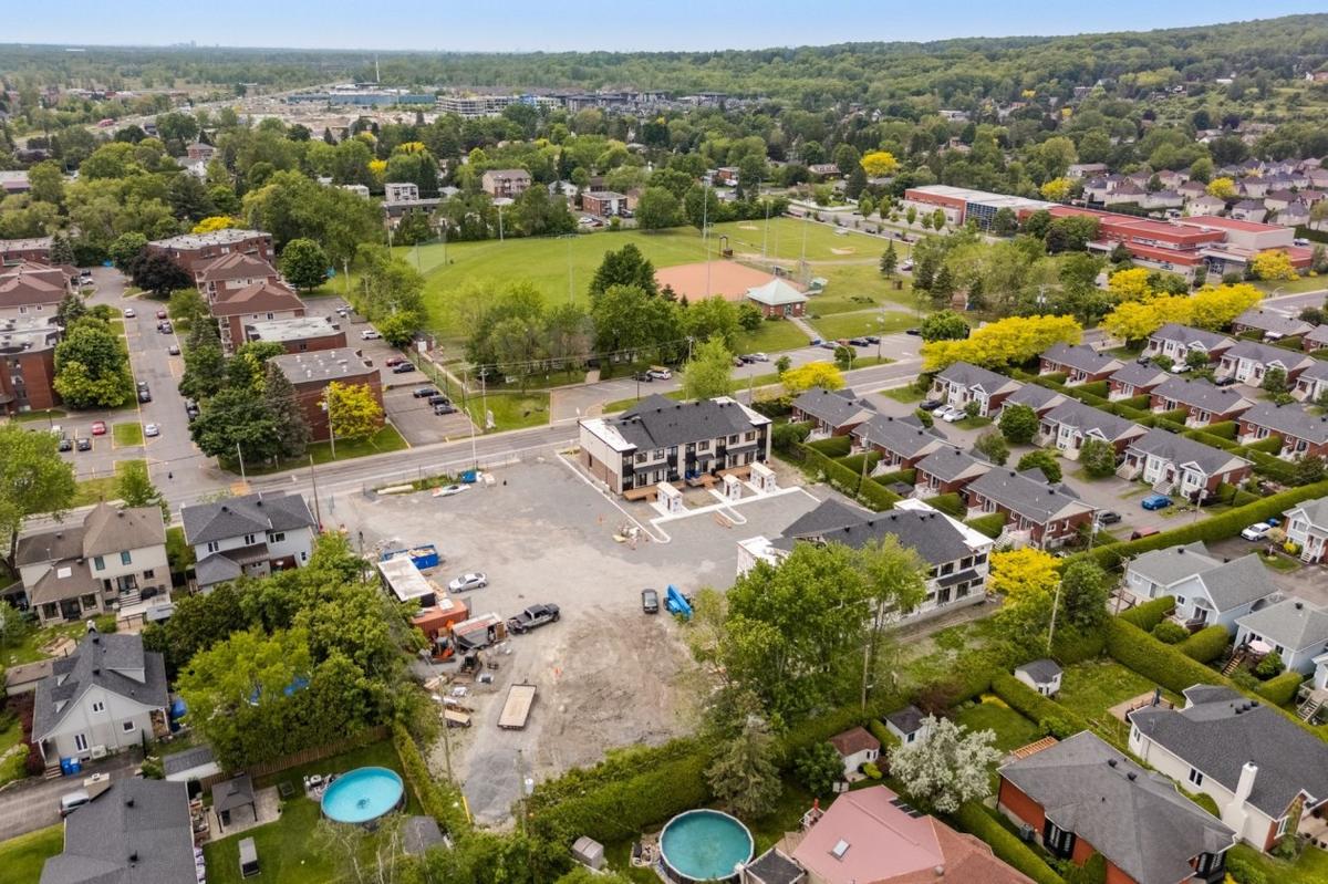 Vue aérienne du quartier