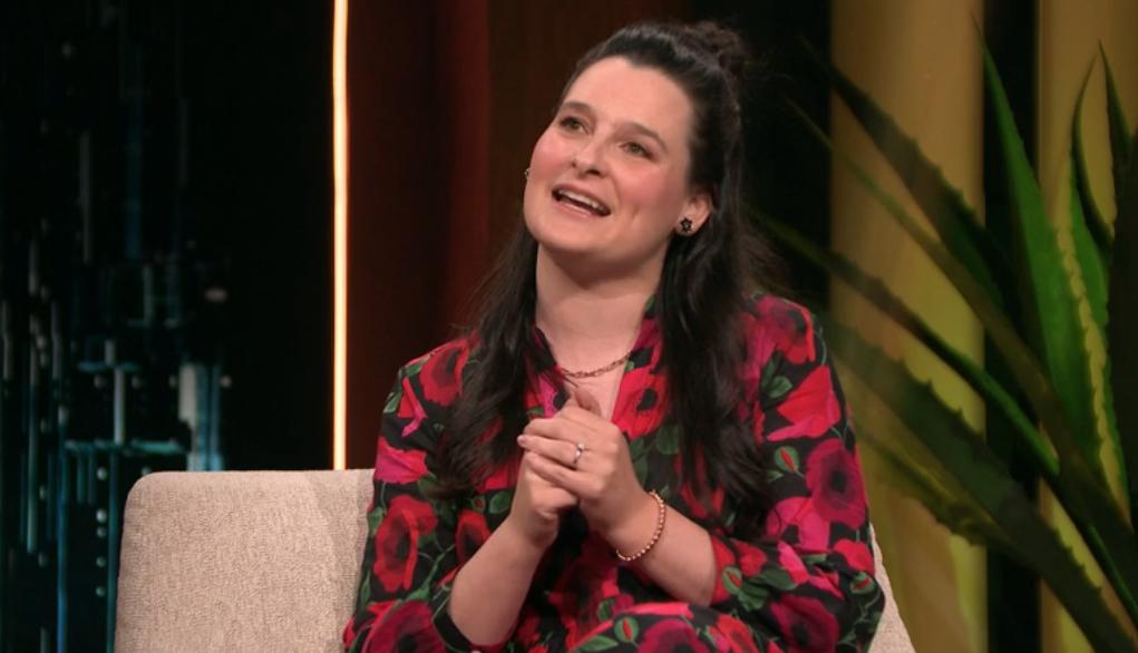 Rosalie Taillefer-Simard sur le plateau de bonsoir,bonsoir