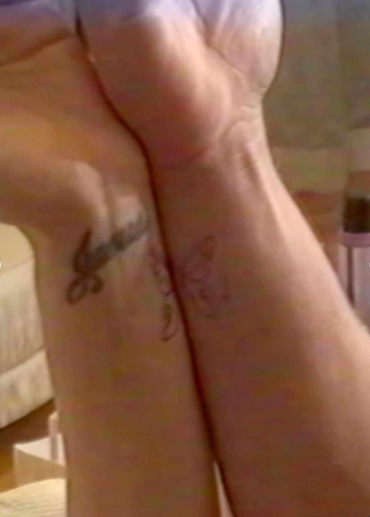 Katy Perry tatouage