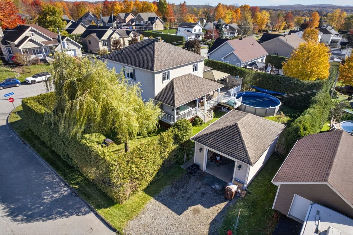 Vue aérienne du quartier