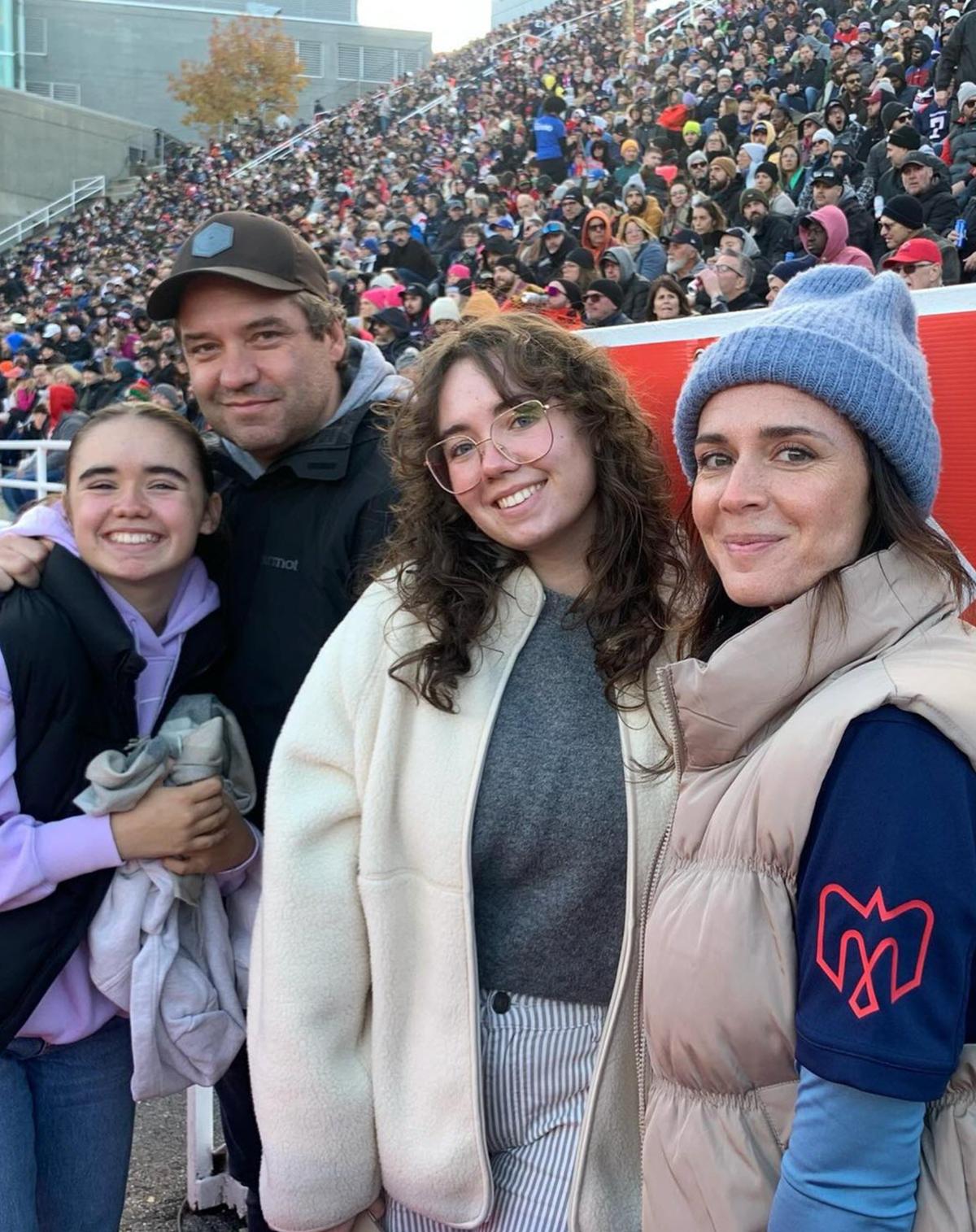 Mélissa Désormeaux-Poulin et sa famille