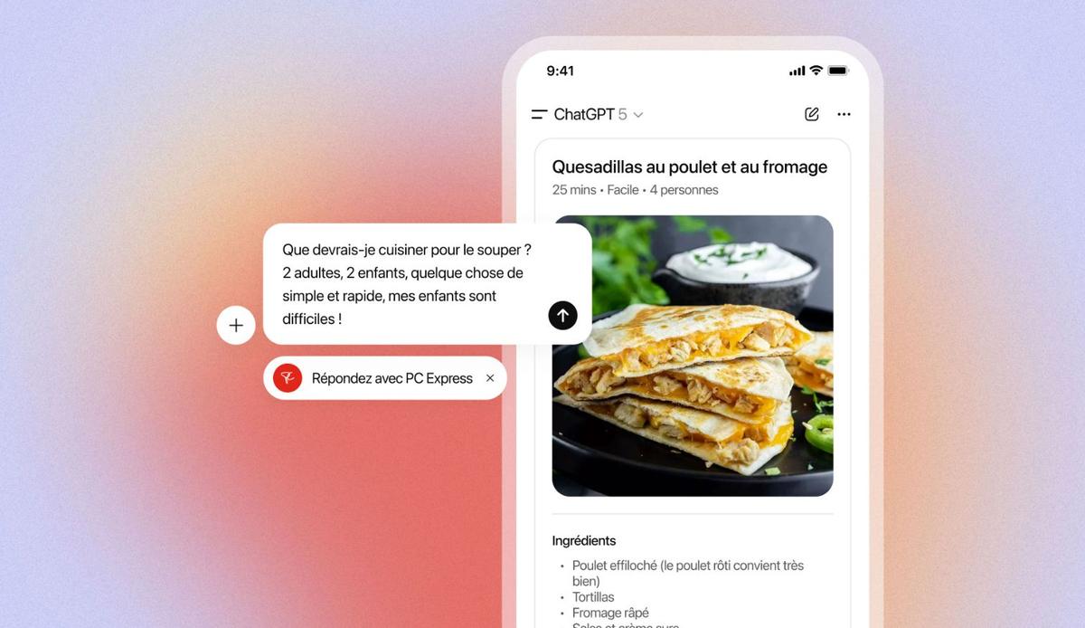 Loblaw, application avec ChatGPT