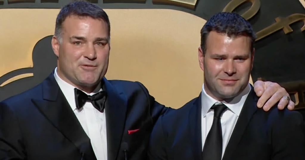Eric et Brett Lindros