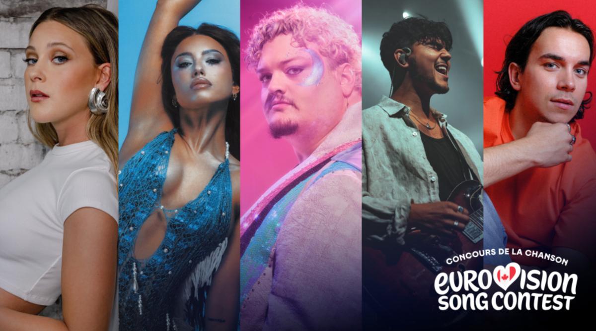 Les 5 finalistes du Canada pour l'Eurovision